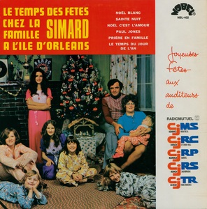 Simard la famille le temps des f%c3%aates 1972 couverture