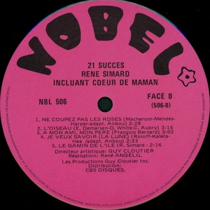 Simard ren%c3%a9 21 succ%c3%a8s 1973 disque 1 face b
