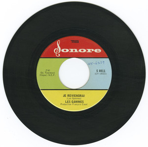 45 les gamines   je reviendrai vinyl 01