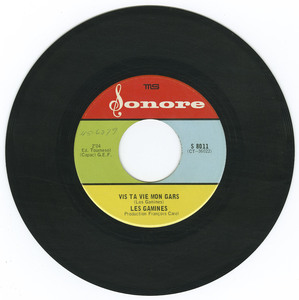 45 les gamines   je reviendrai vinyl 02