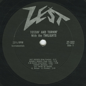 Twilights   tossin' and turnin' label 01