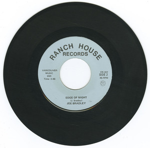 45 joe bradley   b.c. railway bw edge of night  vinyl 02