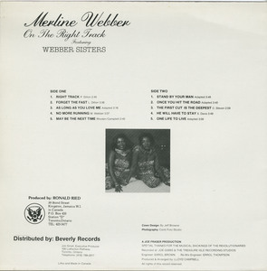 Marlene webber   on the right track back