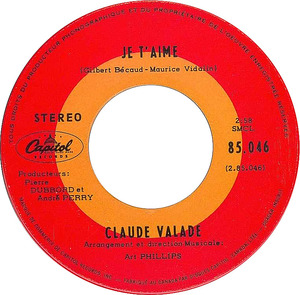 Claude valade je taime capitol bi