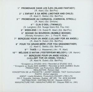 Abel richard enfin 1988 livret b