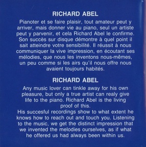 Abel richard enfin 1988 livret dos
