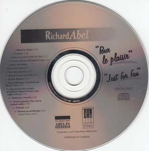Abel richard pour le plaisir 1994 cd