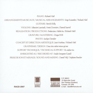 Abel richard instrumental memories vol 2 1997 livret b