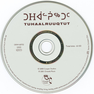 Cd va compilation   tuhaalruuqtut authentic inuit songs cd