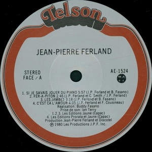 Ferland jean pierre jean pierre ferland 1980 disque face a