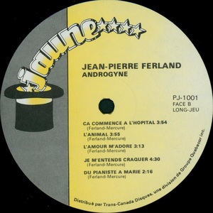 Ferland jean pierre androgyne 1984 disque face b