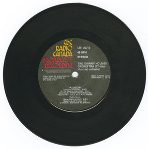 45 johnny holmes orchestra   17 piece montreal orchestra vinyl 02