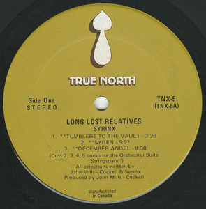 Syrinx   long lost relatives label 01