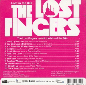 Lost fingers the lost in the 80s 2008 back