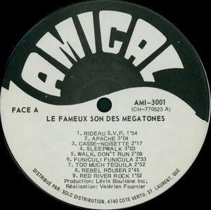 M%c3%a9gatones les le fameux son des m%c3%a9gatones 1977 disque face a