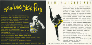 George randall   time catches all insert foldout