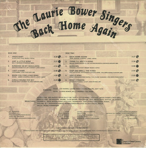 The laurie bower singers   back home again sealed back