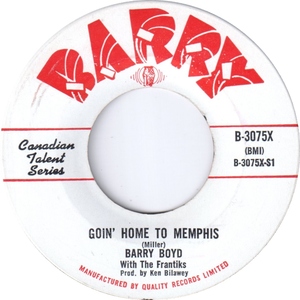 Barry boyd with the frantiks goin home to memphis barry