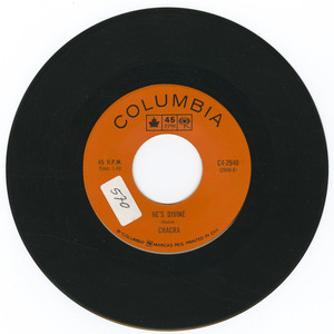 45 chacra   he's divine bw come on out vinyl 01