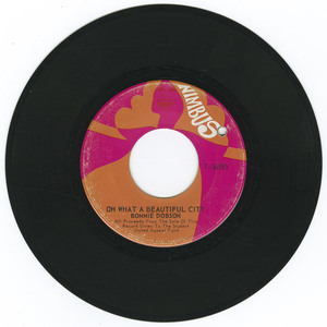 45 bonnie dobson   oh what a beautiful city vinyl 01