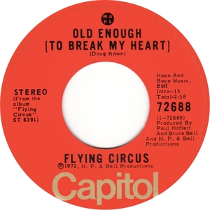 Flying circus old enough to break my heart capitol aii