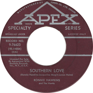 Ronnie hawkins and the hawks southern love 1959 a