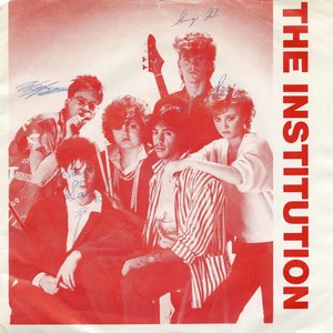 45 institution once in a while pic sleeve front