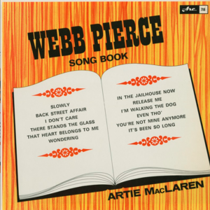 Artie maclaren   webb pierce song book front