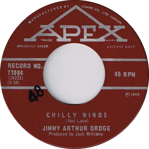 Jimmy arthur ordge chilly winds apex a