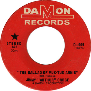 Jimmy arthur ordge ballad of muktuk annie damon a