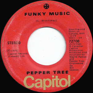 Pepper tree  funky music bw put a smile upon your face %282%29