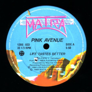 Pink avenue  life tastes better