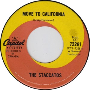 The staccatos canada move to california capitol