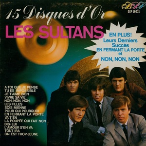 Sultans les 15 disques d'or 1968 couverture