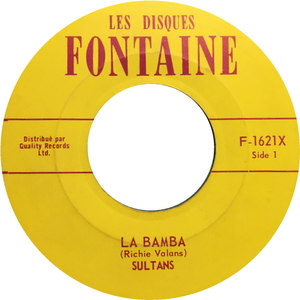 Les sultans la bamba les disques fontaine a