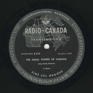 Cbc the small towns of canada long sault  ontario label