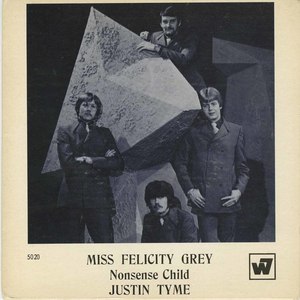 45 justin tyme miss felicity grey pic sleeve front