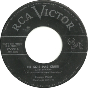 Carmen deziel ne sois pa cruel dont be cruel rca victora