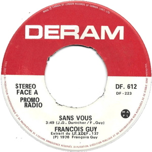 Jeanguy durocher sans vous deram a