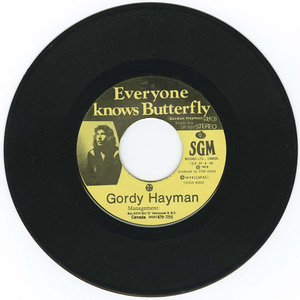 45 gordy hayman everyone knows butterfly vinyl 01