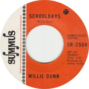 Willie dunn schooldays summus