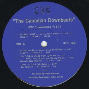 Canadian downbeats cbc lm 74 7