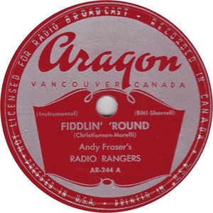 Andy frasers radio rangers fiddlin round aragon 78 %281%29