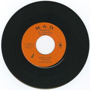 Savage brown   nobody there bw nothing you don%e2%80%99t know vinyl 01