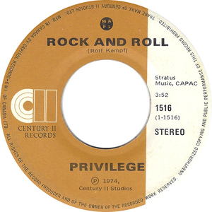 Privilege   rock and roll bw feel good %282%29