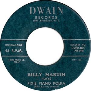 Billy martin pixie piano polka dwain