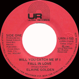 Golden  elaine   will you catch me if i fall in love bw never knew why %282%29