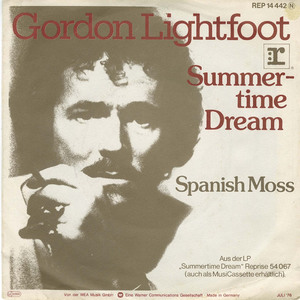 45 gordon lightfoot   summertime dream germany front