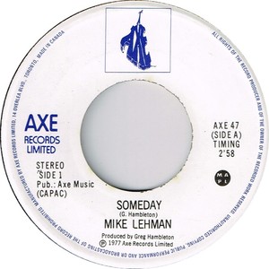 Lehman  mike  someday bw can't stop myself from loving you