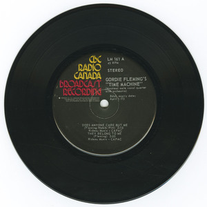 45 gordie fleming's time machine cbc lm 161 vinyl 01